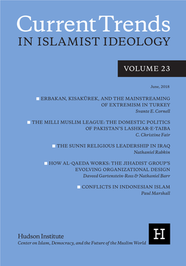 Currenttrends in ISLAMIST IDEOLOGY