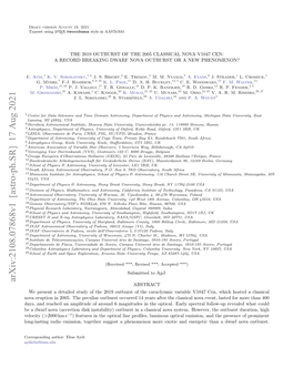 The 2019 Outburst of the 2005 Classical Nova V1047 Cen: a Record Breaking Dwarf Nova Outburst Or a New Phenomenon?