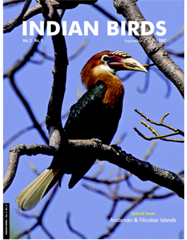 Avifaunal Survey of Andaman and Nicobar Islands, January 2007 Editorial Board S