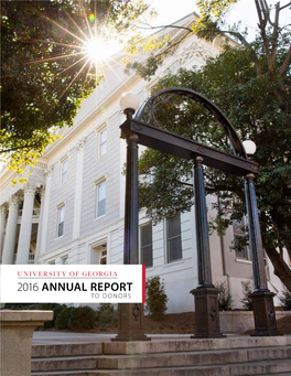 2016 Annual Report to Donors