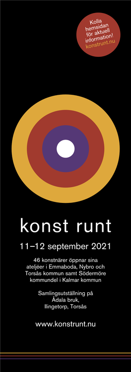 Konst Runt 11–12 September 2021