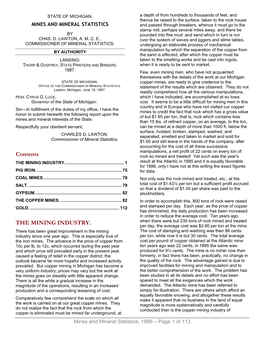 Mines and Mineral Statistics