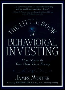 The Little Book of Behavioral Investing by James Montier