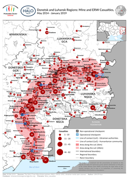 Mine and ERW Casualties, May 2014 - January 2019