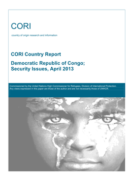 CORI Country Report Democratic Republic of Congo