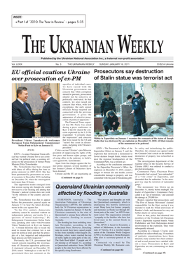 The Ukrainian Weekly 2011, No.3