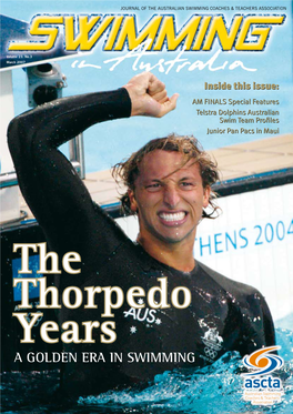 A GOLDEN ERA in SWIMMING for More Information Visit