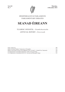 Seanad Éireann