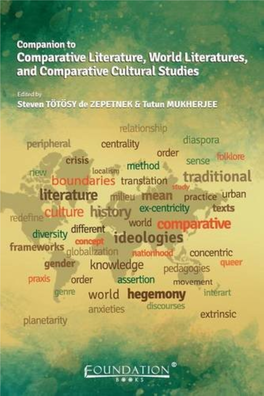 Companion to Comparative Literature, World Literatures, and Comparative Cultural Studies