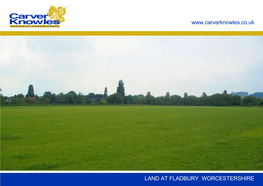 Land at Fladbury Worcestershire