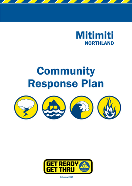 Community Response Plan