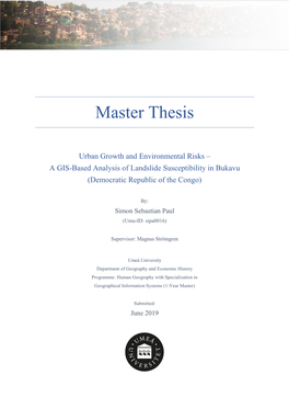 Master Thesis ______
