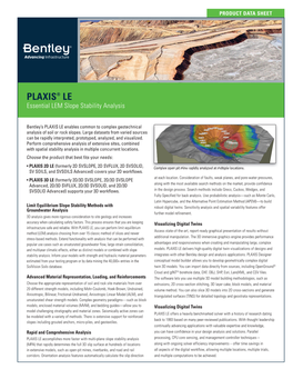 PLAXIS® LE Essential LEM Slope Stability Analysis