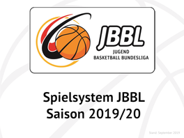 JBBL-Startplatz in Der Saison 2020/21 Qualifiziert