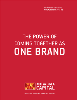 Annual Report 2017-18 Aditya Birla Capital Ltd