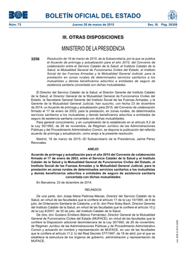 Disposición 3256 Del BOE Núm. 73 De 2015