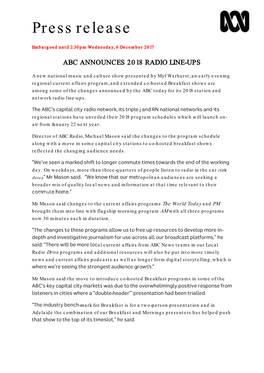 Press Release