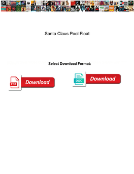 Santa Claus Pool Float