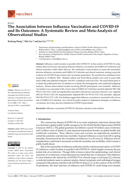 The Association Between Influenza Vaccination and COVID-19