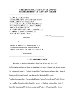 Steam Electric Reconsideration Rule, Which Was Published in the Federal Register at 85