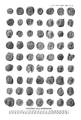 Ptolemaic Seal-Impressions. 1:3:5:7:8:9:10