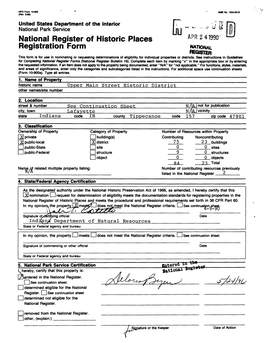 National Register of Historic Places Registration Form