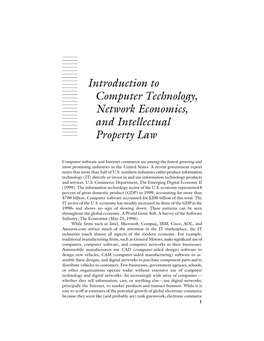 Introduction to Computer Technology, Network Economics