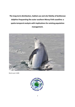 The Long-Term Distribution, Habitat Use and Site Fidelity of Bottlenose