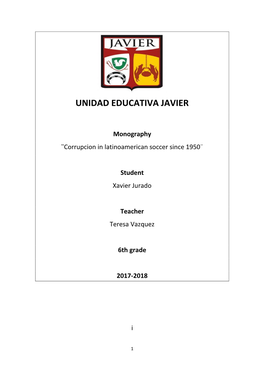 Unidad Educativa Javier