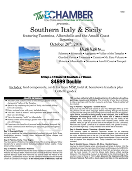 Southern Italy & Sicily