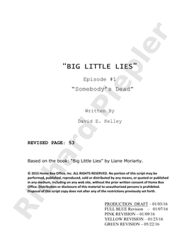 “Big Little Lies”