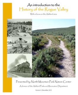 An Introduction to the History of the Rogue Valley