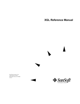 XGL Reference Manual