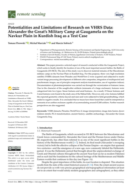 Alexander the Great's Military Camp at Gaugamela on the Navkur Plain