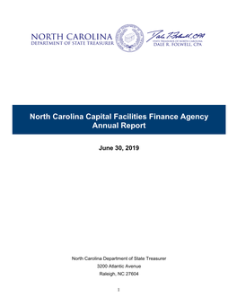 The North Carolina Educational Finance Agency