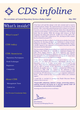 CDSL Infoline May-2001 241 KB