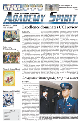 Excellence Dominates UCI Review Page 3 by Ann Patton OUTSTANDING Rating