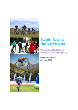 Scottish Cycling the Way Forwar