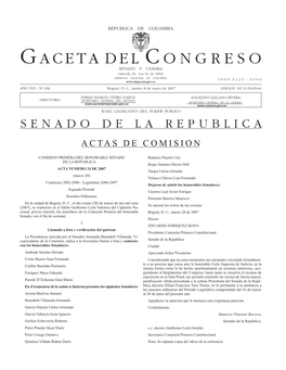 G Aceta Del Congreso