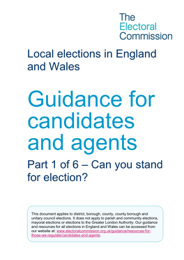 Local Elections in England and Wales •