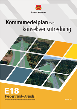 E18 Tvedestrand-Arendal, Kommunedelplan Med