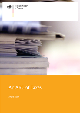 An ABC of Taxes