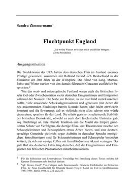 Fluchtpunkt England