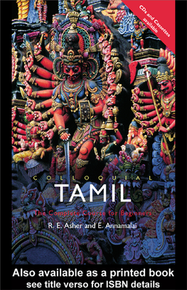 Colloquial Tamil: the Complete Course for Beginners