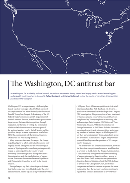 The Washington, DC Antitrust Bar