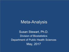 Meta-Analysis