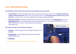 Laser Material Processing