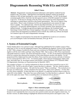 Diagrammatic Reasoning with Egs and EGIF