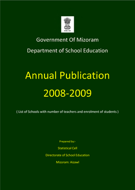 Government of Mizoram Department of School