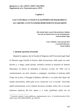 VIOLI 1104. Cap. 3. Della Volpe